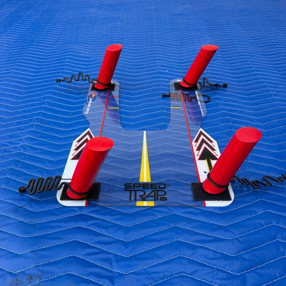 EyeLine Golf Speed Trap 2.0 Swing Trainer Alignment Aid Base Rods Tether Kit - Picture 6 of 8